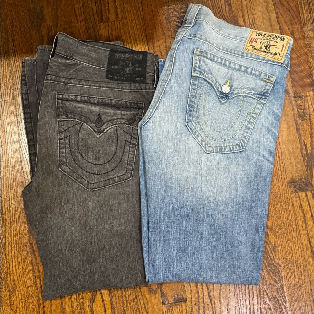 Men’s True Religion Jeans.